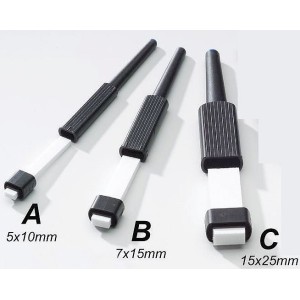 KIT ESCRITA 3 PINCÉIS CARTAZISTA PONTAS FELTRO- METIQ