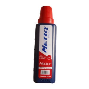 TINTA VERMELHA ALCOLOR METIQ 500ML
