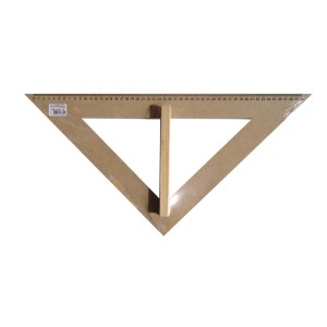 ESQUADRO DE MADEIRA 45° - 50CM