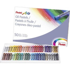 Giz Pastel Oleoso 50 Cores Pentel
