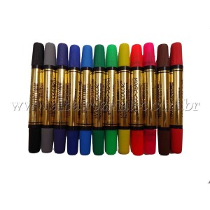 MARCADOR MAGIC-COLOR PONTA DUPLA C/12  REF.653-0