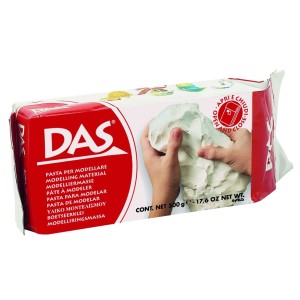 MASSA CERÂMICA FRIA BRANCA 500G - DAS
