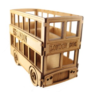 PORTA OBJETOS MINI ÔNIBUS LONDRES - MDF
