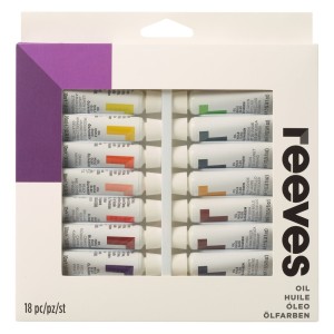 ESTOJO TINTA ÓLEO 18 CORES - REEVES