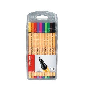 CANETA STABILO POINT88 - ESTOJO C/10