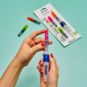 KIT PINCEL ARTÍSTICO C/ RESERVATÓRIO - LEO ARTE