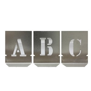 Letras Vazadas em Chapa 60mm Metal