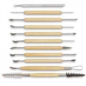 Conjunto 11 Ferramentas Esteca p/ Modelagem SFT036 Sinoart