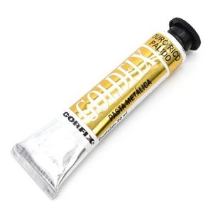 PASTA METÁLICA GOLDFIX OURO RICO PÁLIDO 20ML - CORFIX