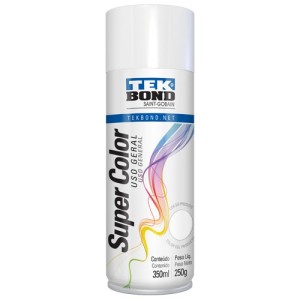 TINTA SPRAY BRANCO BRILHANTE 350ML - TEKBOND