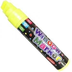 CANETA PARA VIDRO WINDOW MARKER AMARELO 15MM - CKS