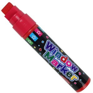 CANETA PARA VIDRO WINDOW MARKER VERMELHO 15MM - CKS