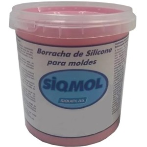 BORRACHA MOLDE SILICONE ROSA AROMATIZADO 1KG C/ CATALISADOR -6014