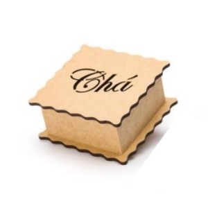 CAIXA DE CHÁ MINI LASER MDF