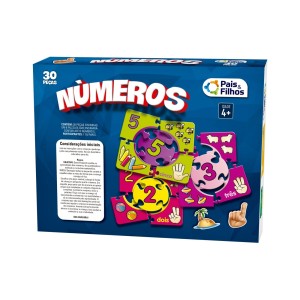 Jogo Números - Brincar de Aprender - Pais e Filhos