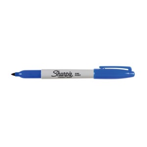 Marcador Permanente Azul Ponta Fina Sharpie 1812764