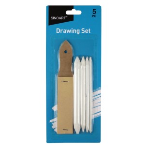 Kit Acessórios para Desenho Esfuminhos e Lixa SFT0213 - Sinoart