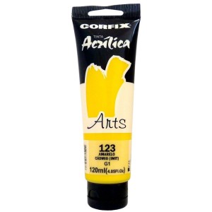 Tinta Acrílica Amarelo Cádmio Imitação (123) Arts Corfix