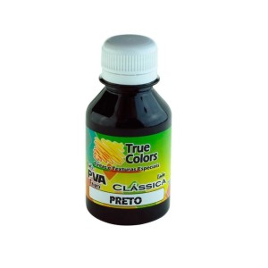 TINTA PVA FOSCA PRETA 100ML TRUE COLORS